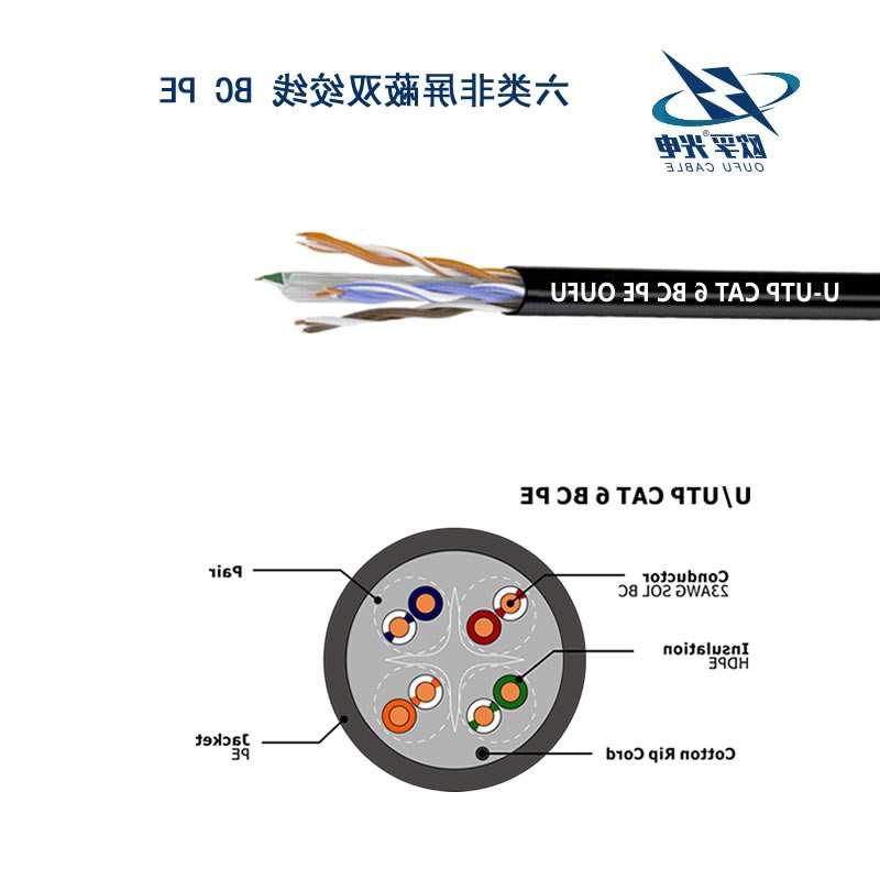 四川U/UTP6类4对非屏蔽室外电缆(23AWG)